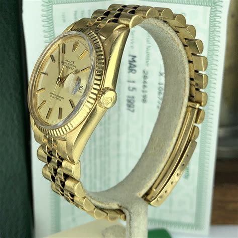 used rolex datejust with box and papers|Rolex Datejust box and papers.